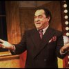 Actor Raymond Serra in a scene fr. the Broadway play "Accidental Death of an Anarchist." (New York)