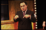 Actor Raymond Serra in a scene fr. the Broadway play "Accidental Death of an Anarchist." (New York)