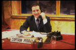 Actor Joe Grifasi in a scene fr. the Broadway play "Accidental Death of an Anarchist." (New York)