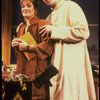 Actors Patti Lupone & Jonathan Pryce in a scene fr. the Broadway play "Accidental Death of an Anarchist." (New York)