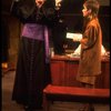 Actors Patti Lupone & Jonathan Pryce in a scene fr. the Broadway play "Accidental Death of an Anarchist." (New York)