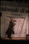 Actor Jonathan Pryce in a scene fr. the Broadway play "Accidental Death of an Anarchist." (New York)