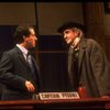 Actors (L-R) Joe Grifasi & Jonathan Pryce in a scene fr. the Broadway play "Accidental Death of an Anarchist." (New York)