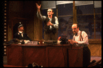 Actors (L-R) Bill Irwin, Jonathan Pryce & Gerry Bamman in a scene fr. the Broadway play "Accidental Death of an Anarchist." (New York)
