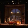 Actors (L-R) Jonathan Pryce, Gerry Bamman & Bill Irwin in a scene fr. the Broadway play "Accidental Death of an Anarchist." (New York)