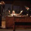 Actors (L-R) Gerry Bamman, Jonathan Pryce & Bill Irwin in a scene fr. the Broadway play "Accidental Death of an Anarchist." (New York)