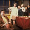 Actors (L-R) Patti Lupone, Jonathan Pryce, Joe Grifasi, Gerry Bamman, Raymond Serra & Bill Irwin in a scene fr. the Broadway play "Accidental Death of an Anarchist." (New York)