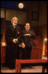 Actors (L-R) Jonathan Pryce & Raymond Serra in a scene fr. the Broadway play "Accidental Death of an Anarchist." (New York)