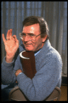 Director Charles Nelson Reilly in a rehearsal shot fr. the  Broadway play "Break A Leg." 