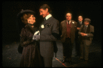 Actors (L-R) Julie Harris, Rene Auberjonois, Jack Weston, Joseph Leon & David Margulies in a scene fr. the  Broadway play "Break A Leg." (New York)