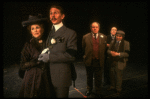 Actors (L-R) Julie Harris, Rene Auberjonois, Jack Weston, Joseph Leon & David Margulies in a scene fr. the  Broadway play "Break A Leg." (New York)