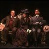 Actors (L-R) Jack Weston, Julie Harris & Rene Auberjonois in a scene fr. the  Broadway play "Break A Leg." (New York)