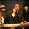 Actors (L-R) David Margulies, Jack Weston & Joseph Leon in a scene fr. the  Broadway play "Break A Leg." (New York)