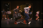 Actors Sahana Vyas & Michael Manasseri in a scene fr. the Goodspeed Opera House production of the musical "A Broadway Baby." (Chester)