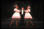 Actors (L-R) Brandy Hill, R. D. Robb & Sahana Vyas in a scene fr. the Goodspeed Opera House production of the musical "A Broadway Baby." (Chester)