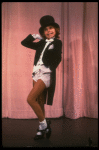 Actress Liza Morris in a scene fr. the Goodspeed Opera House production of the musical "A Broadway Baby." (Chester)