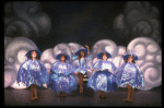 Girls' ensemble in a scene fr. the Goodspeed Opera House production of the musical "A Broadway Baby." (Chester)