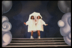 Actresses (L-R) Sahana Vyas & Brandy Hill in a scene fr. the Goodspeed Opera House production of the musical "A Broadway Baby." (Chester)