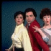 Actors (L-R) Karen Mason, Ray Gill, Vicki Lewis, Gary Beach & Carolyn Casanave in a publicity shot fr. the Off-Broadway revue "Bundle of Nerves." (New York)