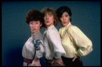 Actors (L-R) Vicki Lewis, Carolyn Casanave & Karen Mason in a publicity shot fr. the Off-Broadway revue "Bundle of Nerves." (New York)