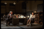 Actors Hal Holbrook and Dixie Carter in a scene from the New York Shakespeare Festival production of the play "Buried Inside Extra." (New York)