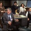 Actors (L-R) Sandy Dennis, Hal Holbrook, William Converse-Roberts, Dixie Carter & Vincent Gardenia in a scene from the New York Shakespeare Festival production of the play "Buried Inside Extra." (New York)