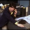 Actor William Converse-Roberts in a scene from the New York Shakespeare Festival production of the play "Buried Inside Extra." (New York)