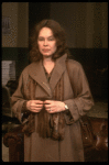 Actress Sandy Dennis in a scene from the New York Shakespeare Festival production of the play "Buried Inside Extra." (New York)