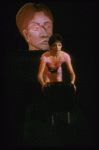 Scene fr. the workshop production of the mask/puppet musical "Braindeath." (New York)