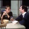 Actors Mary Beth Hurt & Simon Jones in a rehearsal shot fr. the Broadway play "Benefactors." (New York)