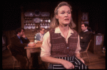 Actors (L-R) Sam Waterston, Mary Beth Hurt, Glenn Close & Simon Jones in a scene fr. the Broadway play "Benefactors." (New York)