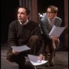 Actors Mary Beth Hurt & Simon Jones in a scene fr. the Broadway play "Benefactors." (New York)