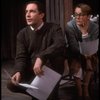 Actors Mary Beth Hurt & Simon Jones in a scene fr. the Broadway play "Benefactors." (New York)