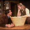 Actors Sam Waterston & Glenn Close in a scene fr. the Broadway play "Benefactors." (New York)
