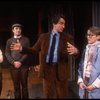 Actors (L-R) Glenn Close, Simon Jones, Sam Waterston & Mary Beth Hurt in a scene fr. the Broadway play "Benefactors." (New York)