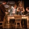 Actors (L-R) Sam Waterston, Mary Beth Hurt, Glenn Close & Simon Jones in a scene fr. the Broadway play "Benefactors." (New York)