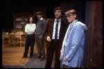 Actors (L-R) Maureen Anderman, Mary Beth Hurt, David Birney & Simon Jones in a scene fr. the replacement cast of the Broadway play "Benefactors." (New York)