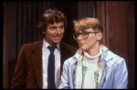 Actors Mary Beth Hurt & David Birney in a scene fr. the replacement cast of the Broadway play "Benefactors." (New York)