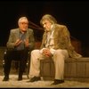 Actors (L-R) George Rose & Peter Ustinov in a scene fr. the Broadway play "Beethoven's Tenth." (New York)