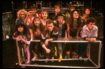 Actors (Top L-R) Jane Krakowski, Robert Downey Jr., Lisa Ann Grant, Sam Slovick, Todd Graff, Erica Gimpel, (Front L-R) Liza Lauber, Tia Riebling, Donnie Kehr, Martha Plimpton, Anne Marie Bobby & William Morrison in Off-B'way musical "American Passion." (New York)