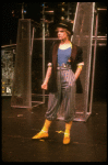 Actress Martha Plimpton in a scene fr. the Off-Broadway musical "American Passion." (New York)