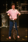 Actor William Morrison in a scene fr. the Off-Broadway musical "American Passion." (New York)