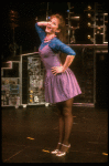 Actress Lisa Ann Grant in a scene fr. the Off-Broadway musical "American Passion." (New York)