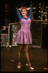 Actress Lisa Ann Grant in a scene fr. the Off-Broadway musical "American Passion." (New York)