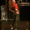 Actress Tia Riebling in a scene fr. the Off-Broadway musical "American Passion." (New York)