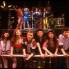 Actors (Top L-R) Robert Downey, Jr., Jane Krakowski, Erica Gimpel, Lisa Ann Grant, Sam Slovick, Todd Graff, (Front L-R) Liza Lauber, Tia Riebling, Donnie Kehr, Martha Plimpton, Anne Marie Bobby, William Morrison in Off-B'way musical "American Passion." (New York)