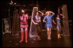 Actresses (L-R) Erica Gimpel, Anne Marie Bobby, Jane Krakowski & Martha Plimpton in a scene fr. the Off-Broadway musical "American Passion." (New York)