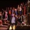 Actor Sam Slovick (C) & cast in a scene fr. the Off-Broadway musical "American Passion." (New York)