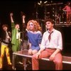 Actors (2R-R) Jane Krakowski & Robert Downey, Jr. in a scene fr. the Off-Broadway musical "American Passion." (New York)
