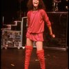 Actress Erica Gimpel in a scene fr. the Off-Broadway musical "American Passion." (New York)